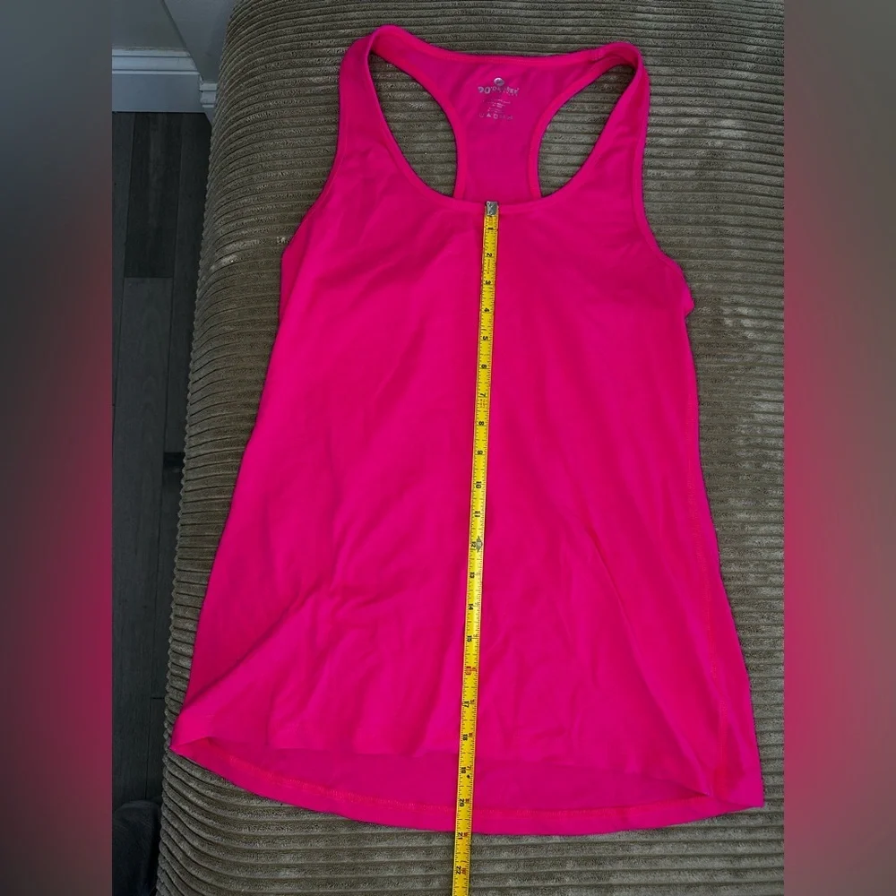 Women’s Pink 20 Degree Key Hole Tank Top Work Out Gym Athletic Active Wear XL - Picture 8 of 8